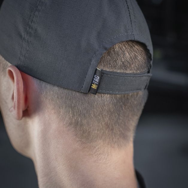 M-Tac бейсболка Elite рип-стоп Dark Grey