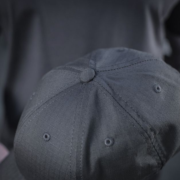 M-Tac бейсболка Elite рип-стоп Dark Grey