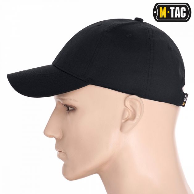 M-Tac бейсболка Flex рип-стоп Black