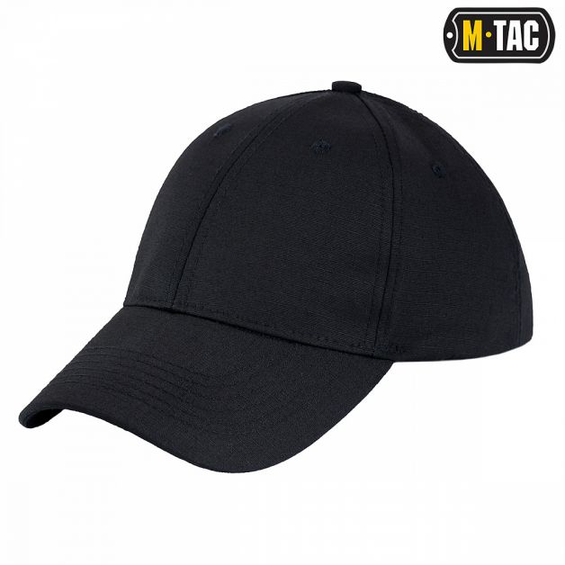 M-Tac бейсболка Flex рип-стоп Black