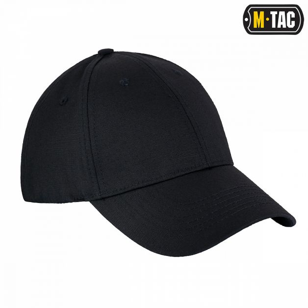 M-Tac бейсболка Flex рип-стоп Black
