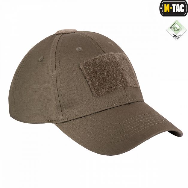 M-Tac бейсболка з липучкою Flex ріп-стоп Dark Olive