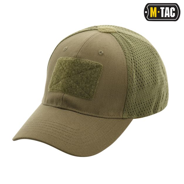 M-Tac бейсболка с липучкой и сеткой Olive
