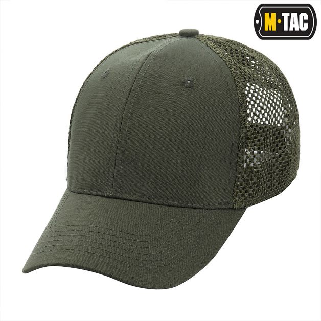 M-Tac бейсболка с сеткой Flex рип-стоп Army Olive