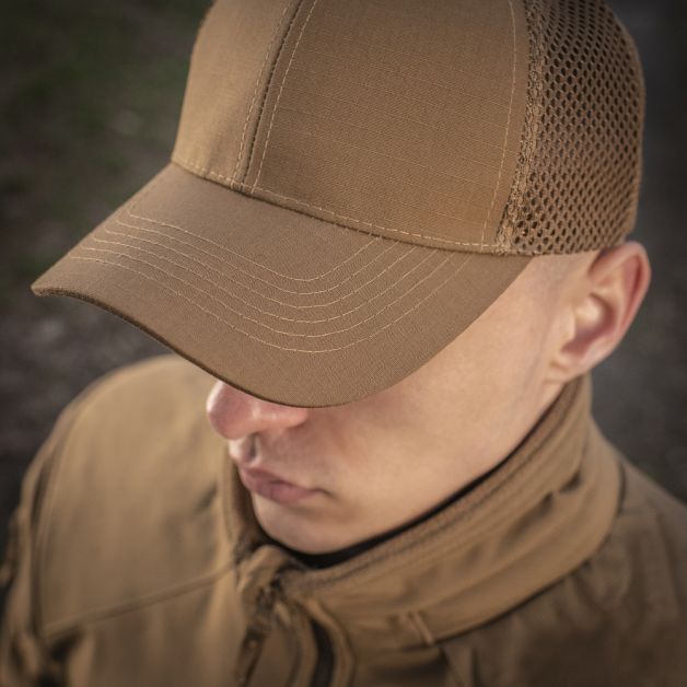 M-Tac бейсболка с сеткой Flex рип-стоп Coyote Brown