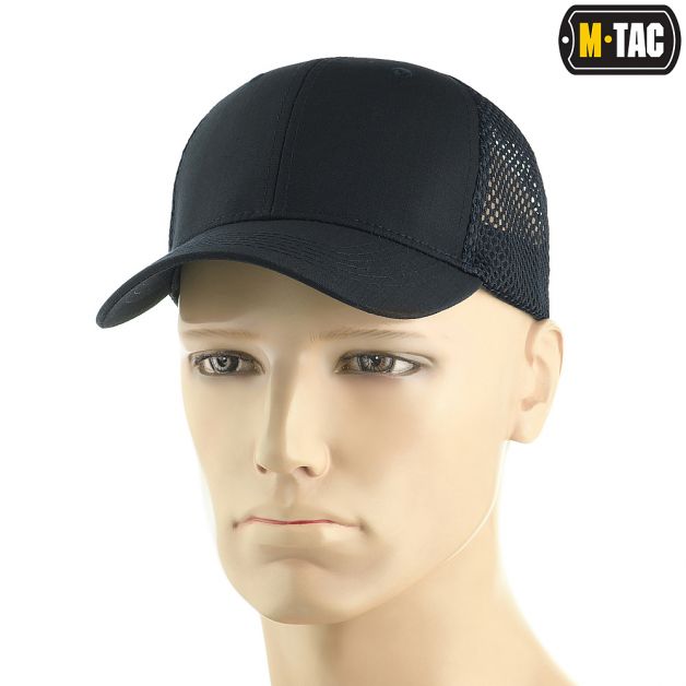 M-Tac бейсболка с сеткой Flex рип-стоп Dark Navy Blue