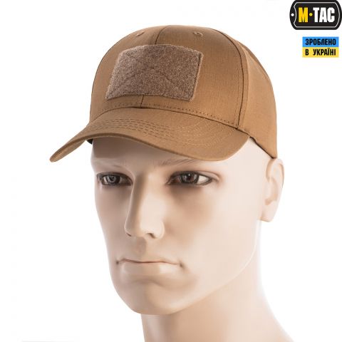 M-Tac бейсболка тактическая Elite рип-стоп Coyote Brown