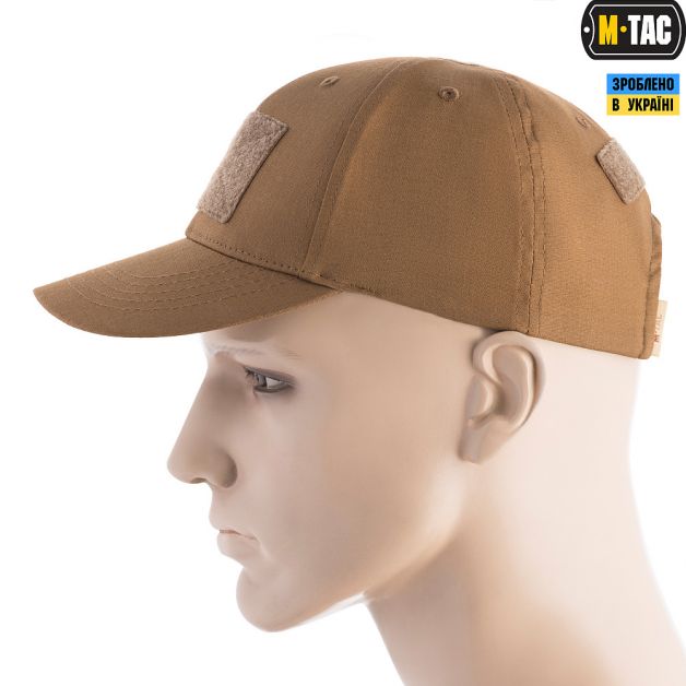 M-Tac бейсболка тактическая Elite рип-стоп Coyote Brown