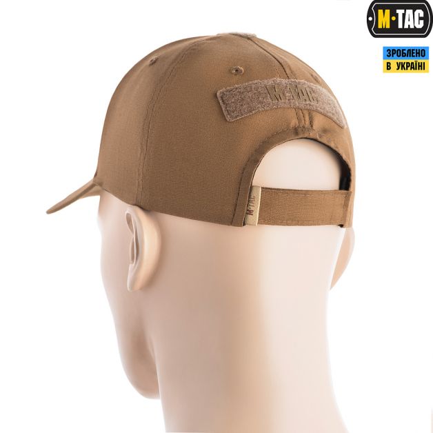 M-Tac бейсболка тактическая Elite рип-стоп Coyote Brown
