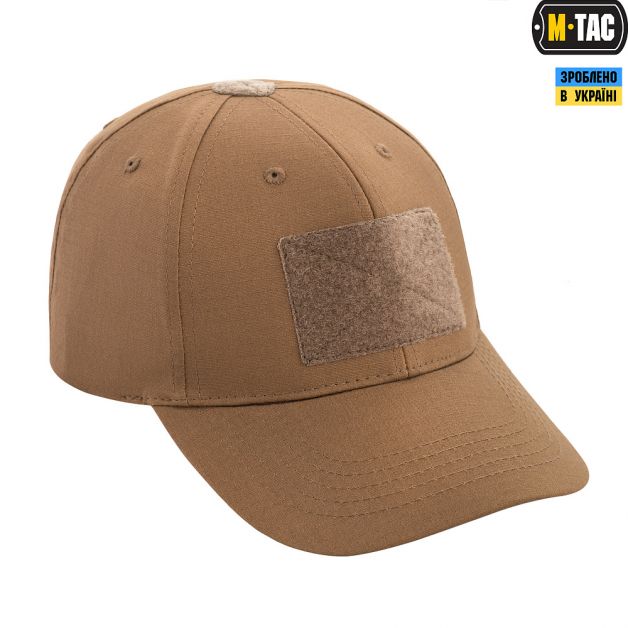 M-Tac бейсболка тактическая Elite рип-стоп Coyote Brown