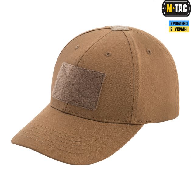 M-Tac бейсболка тактическая Elite рип-стоп Coyote Brown