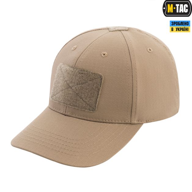 M-Tac бейсболка тактична Elite Flex ріп-стоп Khaki