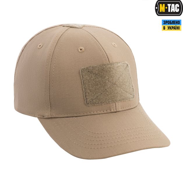 M-Tac бейсболка тактична Elite Flex ріп-стоп Khaki