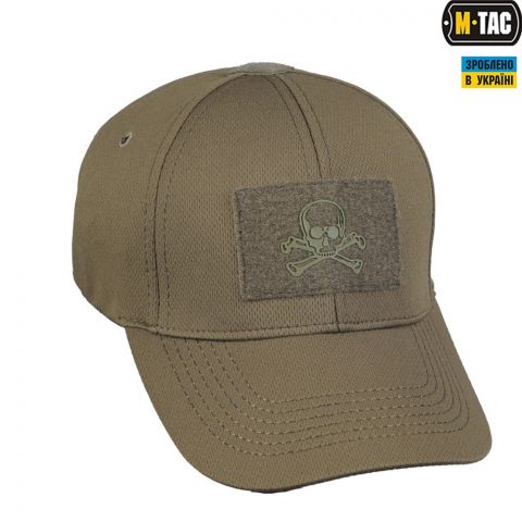 M-Tac бейсболка тактическая Flex Pirate Skull Olive