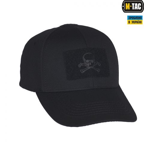 M-Tac бейсболка тактическая Flex Pirate Skull Black