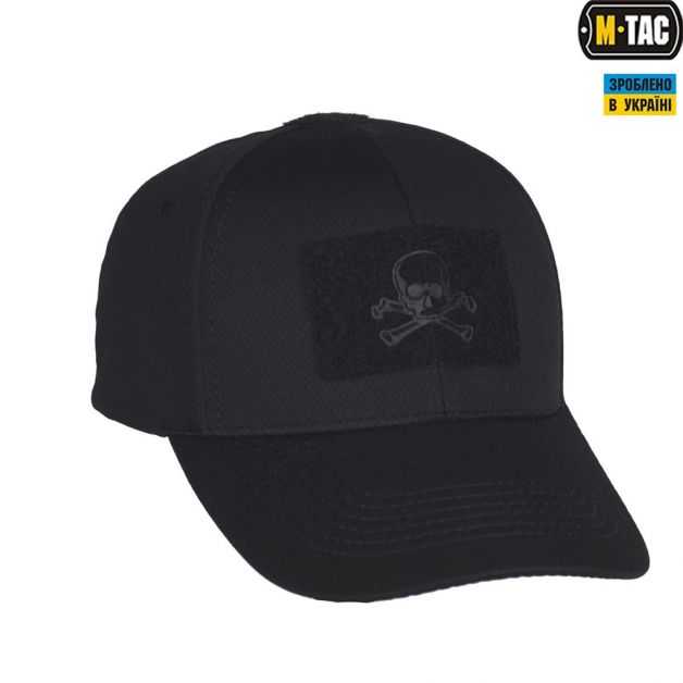 M-Tac бейсболка тактична Flex Pirate Skull Black