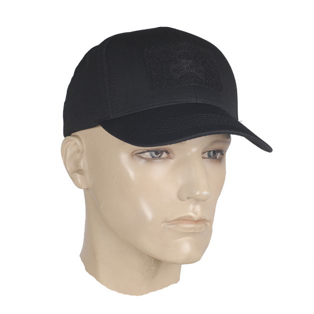 M-Tac бейсболка тактична Flex Pirate Skull Black