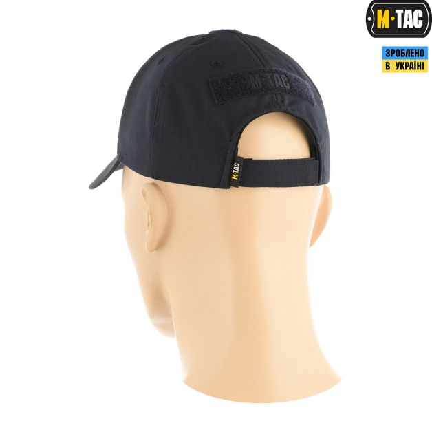 M-Tac бейсболка тактична Elite Flex ріп-стоп Dark Navy Blue