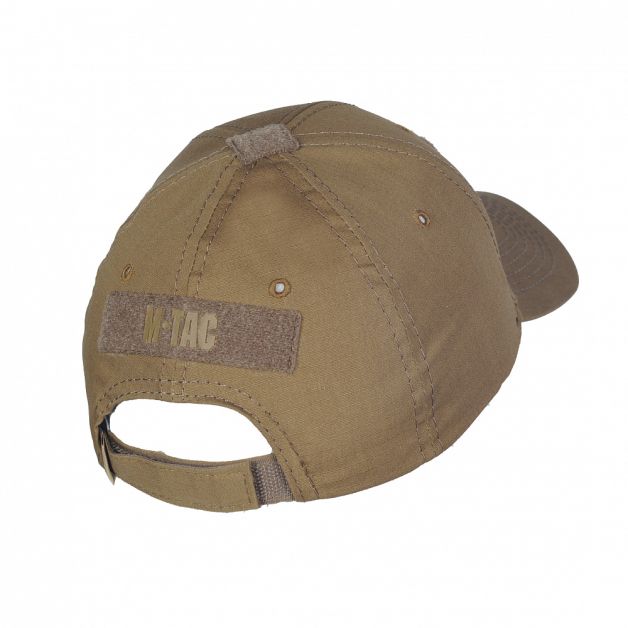 M-Tac бейсболка тактична Flex ріп-стоп Pirate Skull Coyote Brown