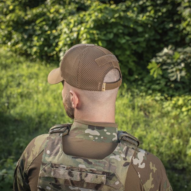M-Tac бейсболка тактична з сіткою Elite Flex Coyote Brown