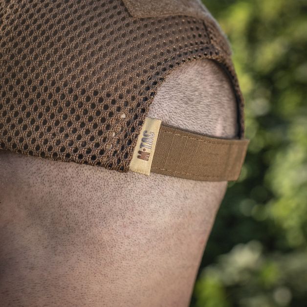 M-Tac бейсболка тактична з сіткою Elite Flex Coyote Brown