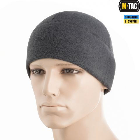 M-Tac шапка Watch Cap Elite флис (260г/м2) Dark Grey