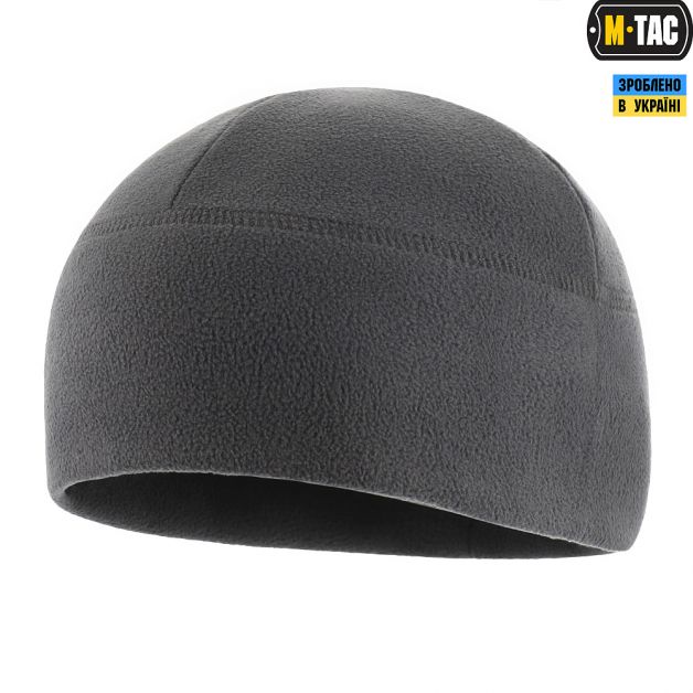 M-Tac шапка Watch Cap Elite флис (260г/м2) Dark Grey