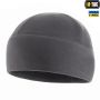 M-Tac шапка Watch Cap Elite флис (260г/м2) with Slimtex Dark Grey
