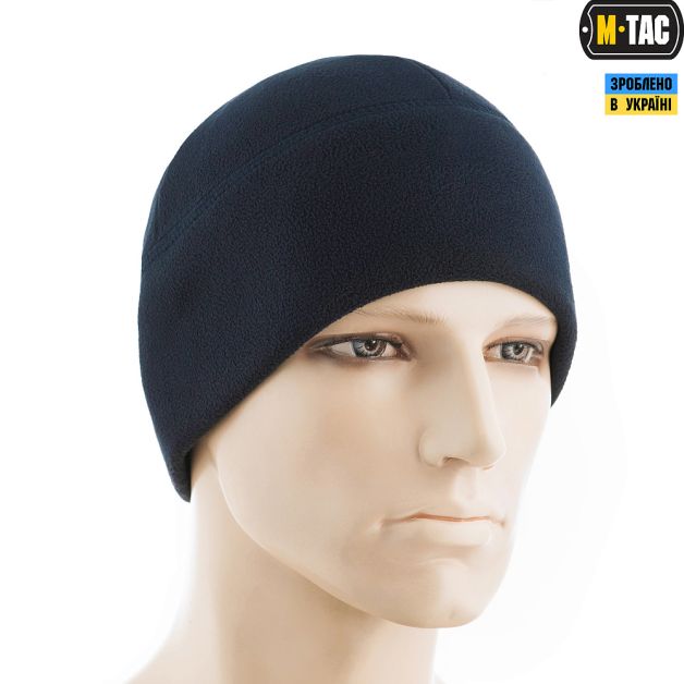M-Tac шапка Watch Cap флис (260г/м2) with Slimtex тёмно-синяя