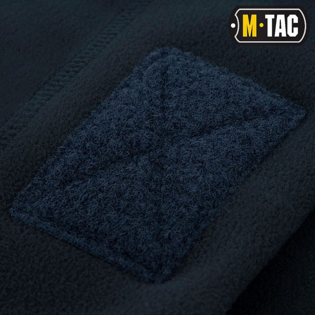 M-Tac шапка Watch Cap Elite фліс (270г/м2) з липучкою Dark Navy Blue