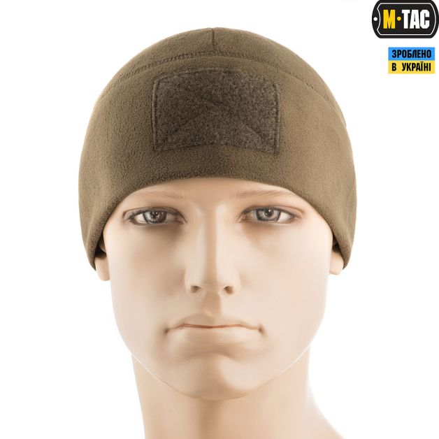 M-Tac шапка Watch Cap Elite фліс (270г/м2) з липучкою Dark Olive