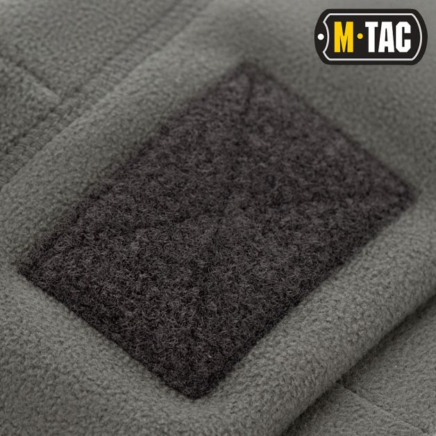 M-Tac шапка Watch Cap Elite флис (270г/м2) с липучкой Grey