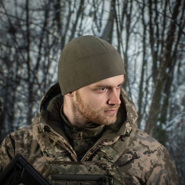 M-Tac шапка Watch Cap флис (260г/м2) Dark Olive