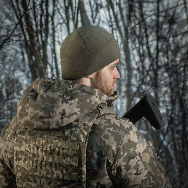 M-Tac шапка Watch Cap флис (260г/м2) Dark Olive