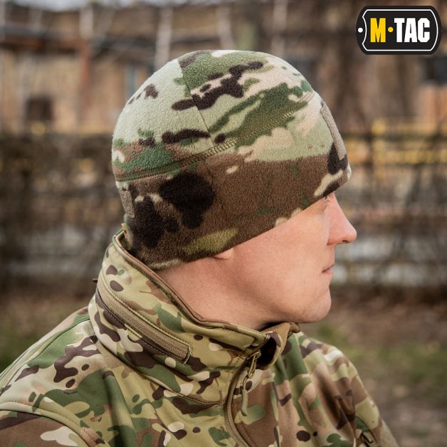 M-Tac шапка Watch Cap флис (260г/м2) с липучкой MC