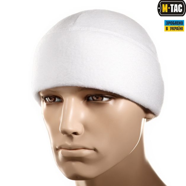 M-Tac шапка Watch Cap флис (260г/м2) White