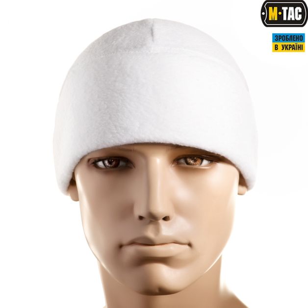 M-Tac шапка Watch Cap флис (260г/м2) White