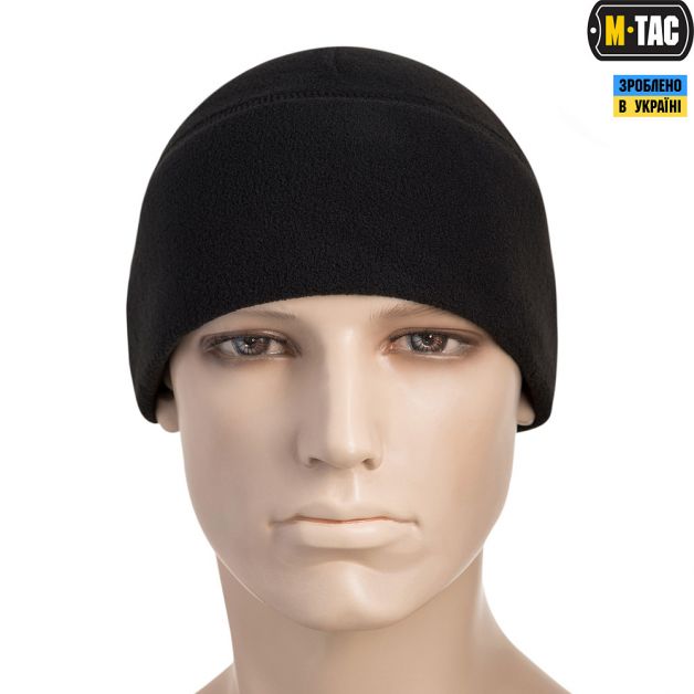 M-Tac шапка Watch Cap флис (260г/м2) with Slimtex черная