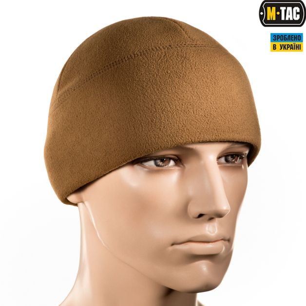 M-Tac шапка Watch Cap Elite фліс (260г/м2) with Slimtex Coyote Brown