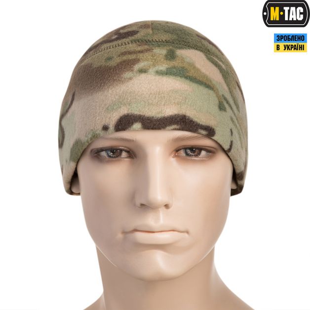 M-Tac шапка Watch Cap флис (260г/м2) with Slimtex Multicam