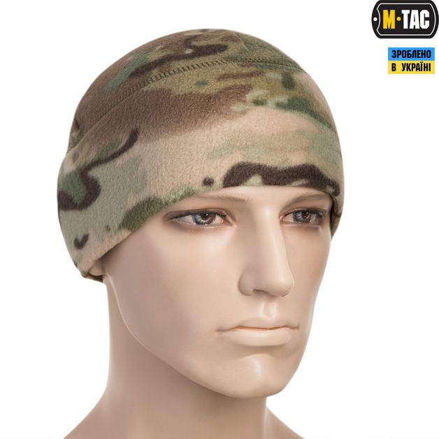 M-Tac шапка Watch Cap флис (260г/м2) with Slimtex Multicam