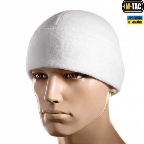M-Tac шапка Watch Cap флис (260г/м2) with Slimtex White