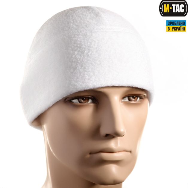 M-Tac шапка Watch Cap флис (260г/м2) with Slimtex White