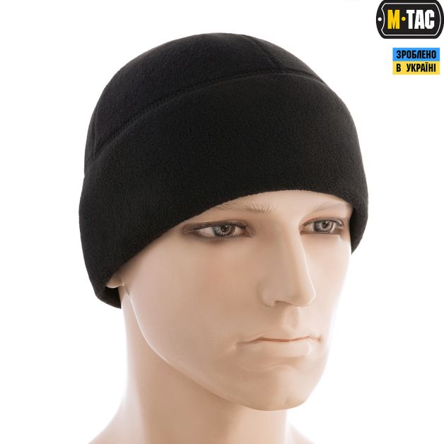 M-Tac шапка Watch Cap флис (260г/м2) with Slimtex Black