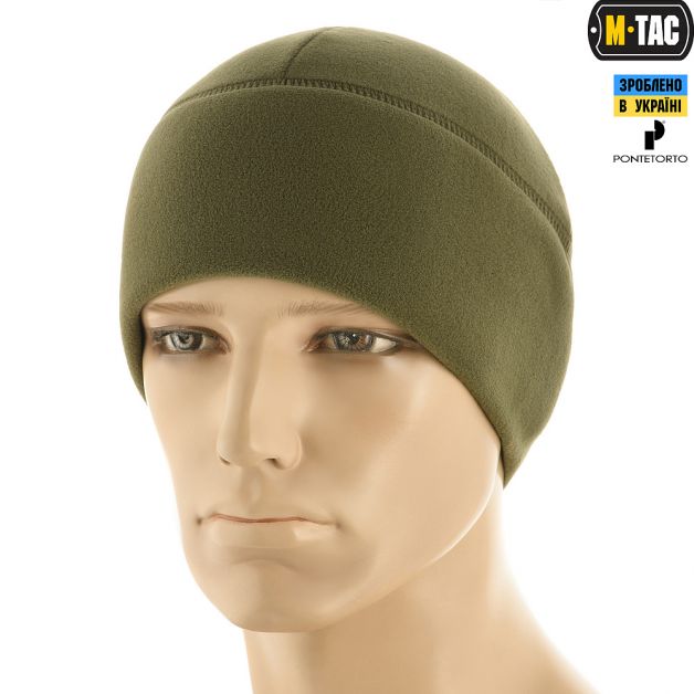 M-Tac шапка Watch Cap Premium флис (225г/м2) Light Olive