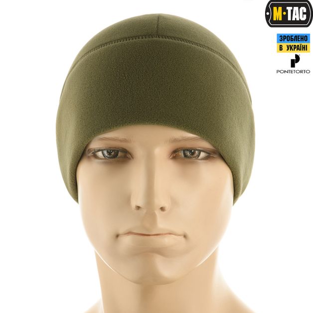 M-Tac шапка Watch Cap Premium флис (225г/м2) Light Olive