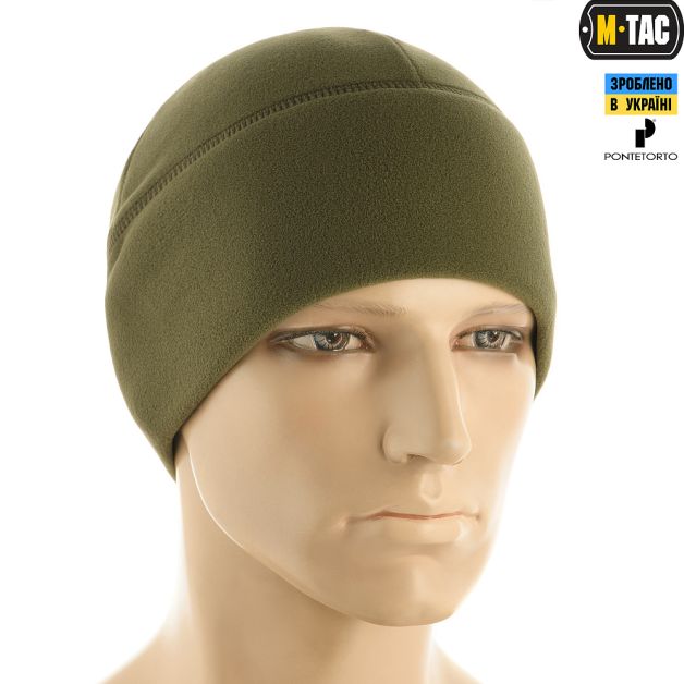 M-Tac шапка Watch Cap Premium флис (225г/м2) Light Olive