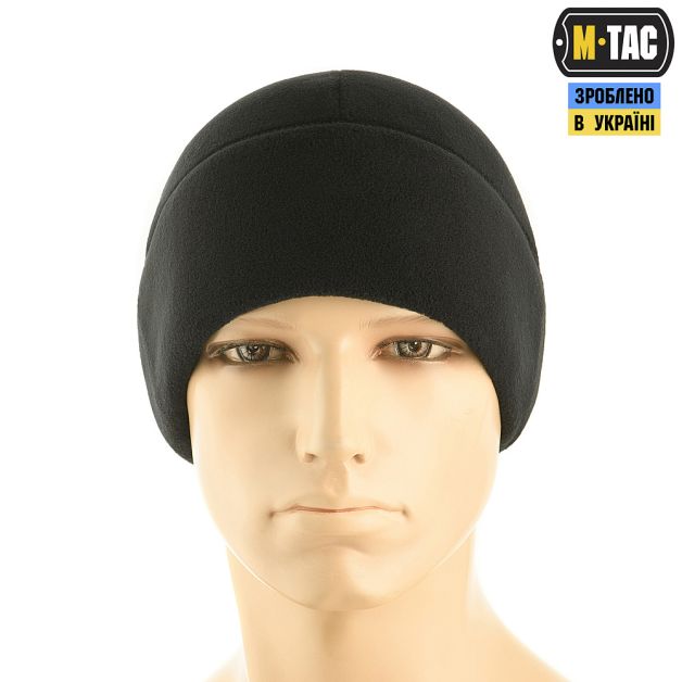 M-Tac шапка Watch Cap Premium флис (250г/м2) with Slimtex Black