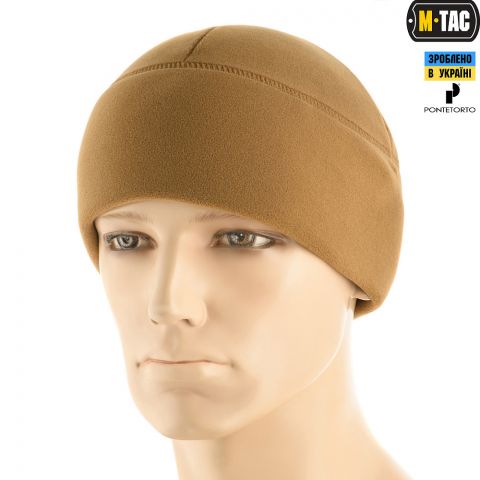 M-Tac шапка Watch Cap Premium флис (343г/м2) Coyote