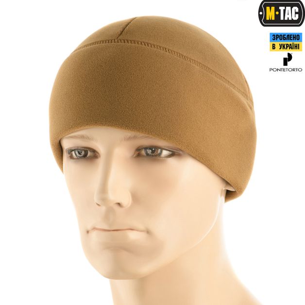 M-Tac шапка Watch Cap Premium флис (343г/м2) Coyote